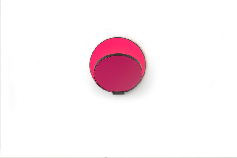 Koncept GRW-S-MBK-MHP-HW LED Wall Sconce, Metallic Black, Matte Hot Pink