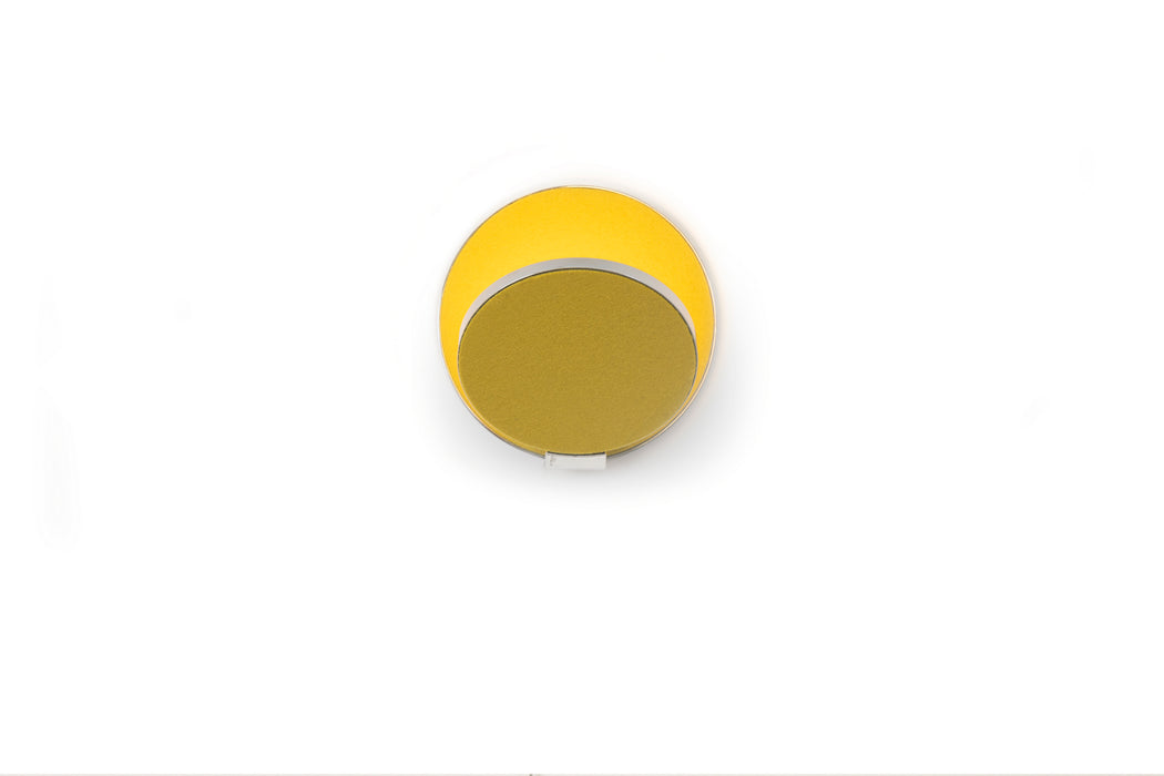 Koncept GRW-S-CRM-HDF-PI LED Wall Sconce, Chrome, Honeydew