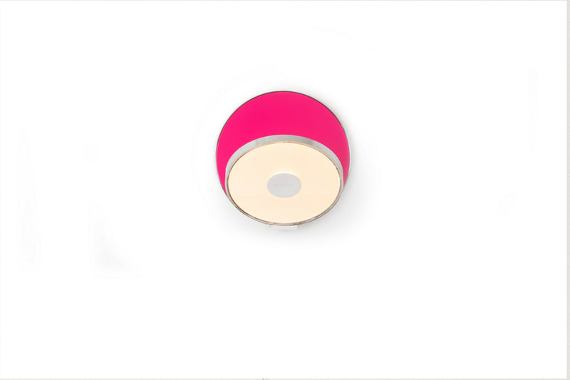 Koncept GRW-S-CRM-MHP-PI LED Wall Sconce, Chrome, Matte Hot Pink