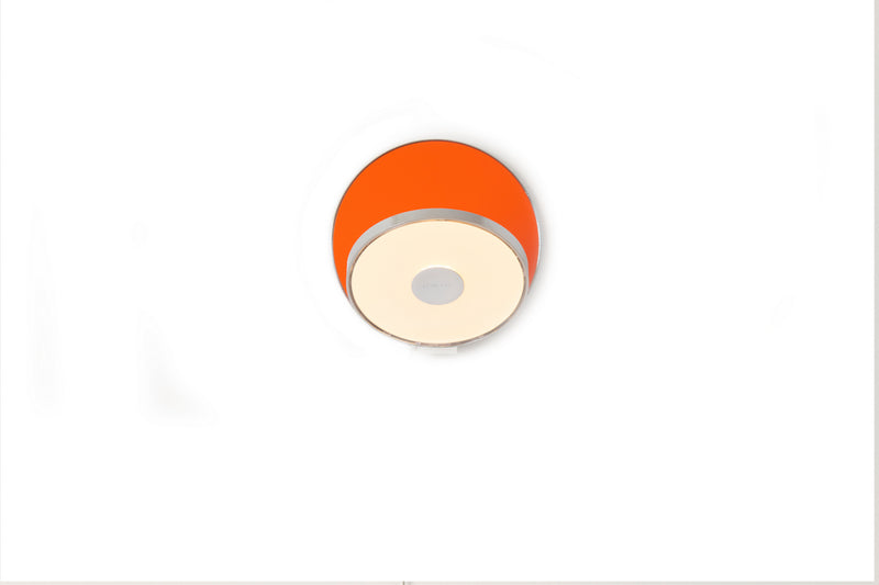 Koncept GRW-S-CRM-MOR-PI LED Wall Sconce, Chrome, Matte Orange