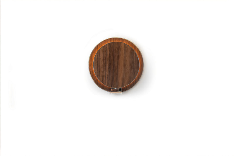 Koncept GRW-S-CRM-OWT-PI LED Wall Sconce, Chrome, Oiled Walnut