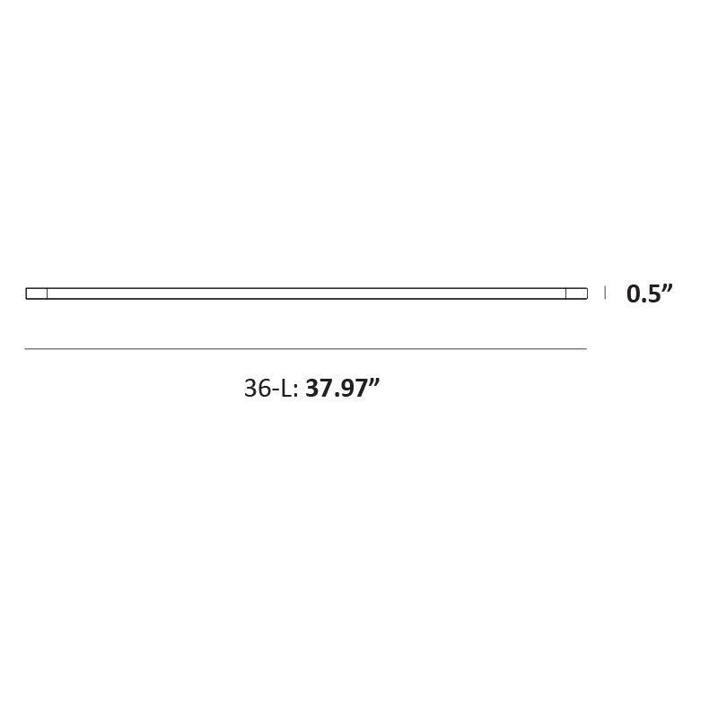 Koncept ZBP-36-L-SW-SIL-CNP LED Pendant, Silver