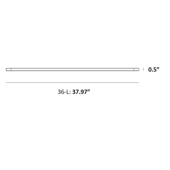 Koncept ZBP-36-L-SW-SIL-CNP LED Pendant, Silver