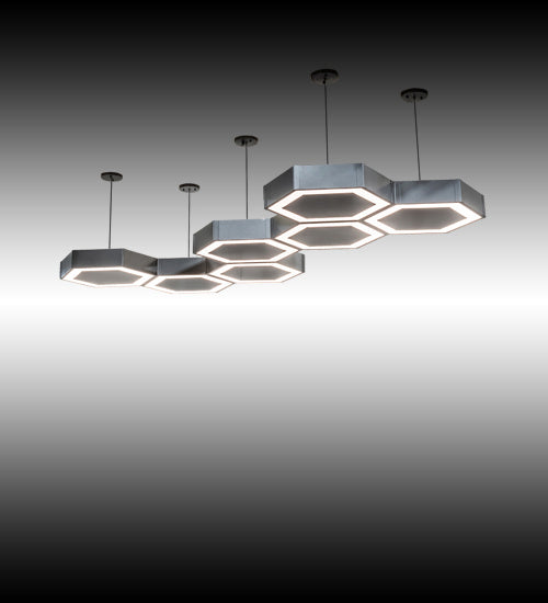 Meyda Tiffany 233738 LED Pendant, Nickel & White