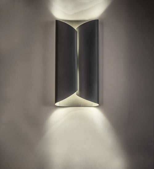 Meyda Tiffany 237234 LED Wall Sconce, Nickel/Weatherable Dark Grey