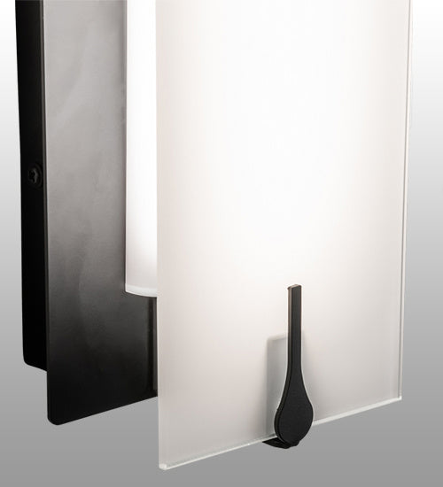 Meyda Tiffany 237386 LED Wall Sconce, Flat Black