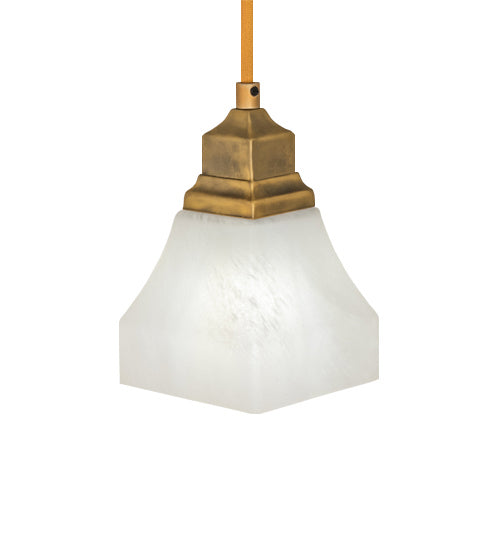 Meyda Tiffany 238424 Three Light Pendant, Matte Buttered Brass