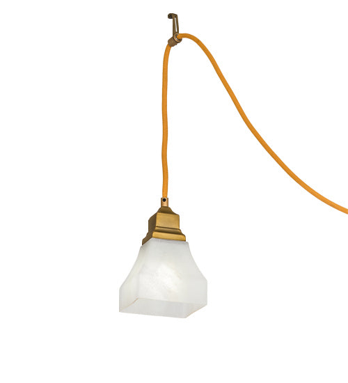 Meyda Tiffany 238424 Three Light Pendant, Matte Buttered Brass