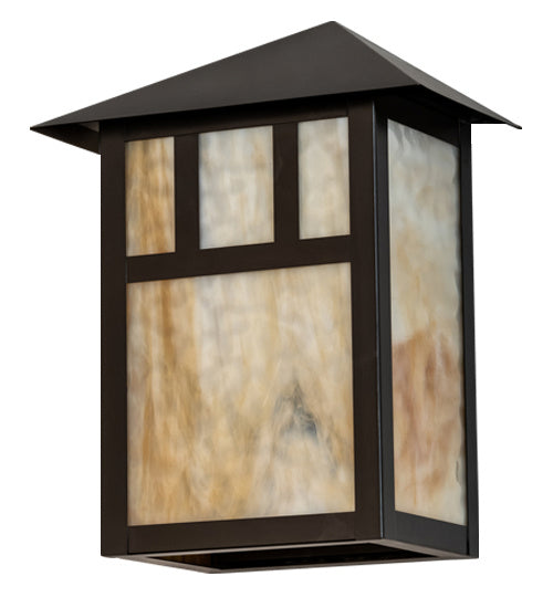 Meyda Tiffany 239404 One Light Wall Sconce, Craftsman Brown