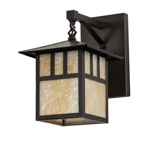 Meyda Tiffany 239611 One Light Wall Sconce, Craftsman Brown