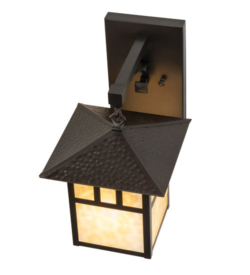 Meyda Tiffany 239611 One Light Wall Sconce, Craftsman Brown