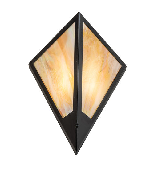 Meyda Tiffany 240000 One Light Wall Sconce, Tex Black