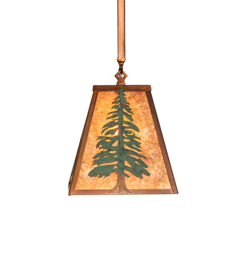 Meyda Tiffany 240017 One Light Pendant, Vintage Copper/Green
