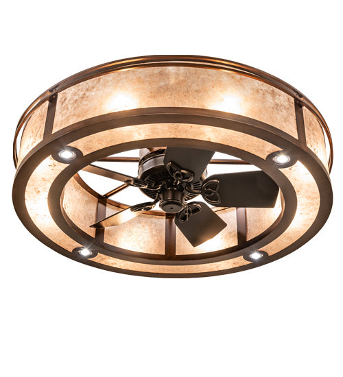 Meyda Tiffany 240372 16 Light Chandel-Air, Vintage Copper