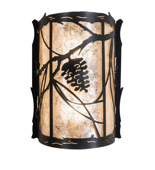Meyda Tiffany 241457 Two Light Wall Sconce, Solar Black