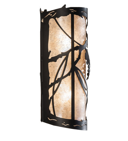 Meyda Tiffany 241457 Two Light Wall Sconce, Solar Black