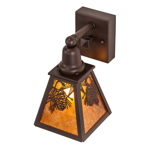 Meyda Tiffany 241798 One Light Wall Sconce, Cafe Noir