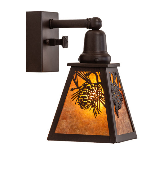 Meyda Tiffany 241798 One Light Wall Sconce, Cafe Noir