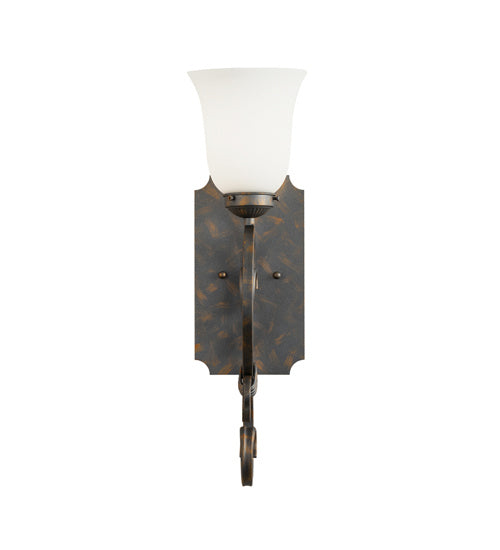 Meyda Tiffany 242050 One Light Wall Sconce, French Bronze