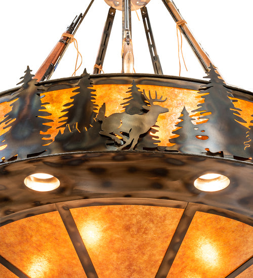 Meyda Tiffany 243235 LED Pendant, Dark Burnished Antique Copper