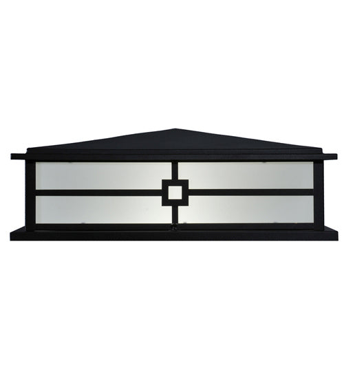 Meyda Tiffany 244081 Four Light Pier Mount, Textured Black