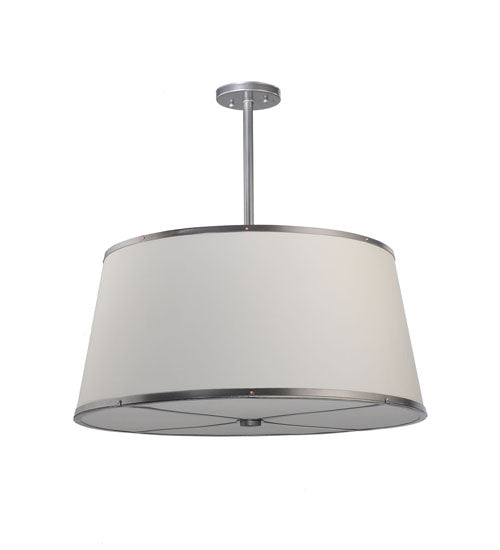 Meyda Tiffany 244208 Three Light Pendant, Brushed Nickel Powdercoat