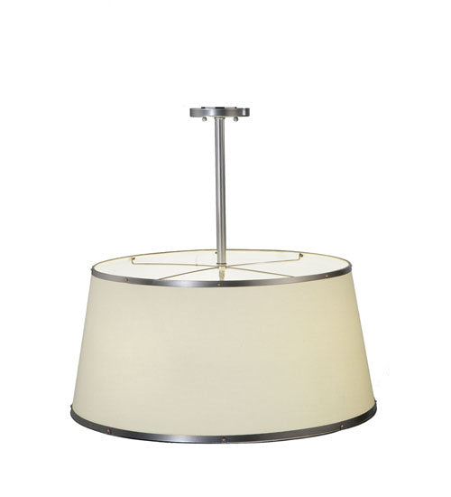 Meyda Tiffany 244208 Three Light Pendant, Brushed Nickel Powdercoat