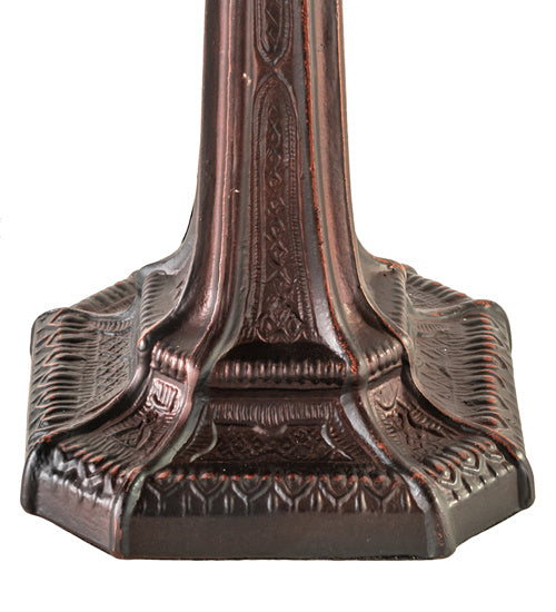 Meyda Tiffany 244266 One Light Table Lamp, Mahogany Bronze