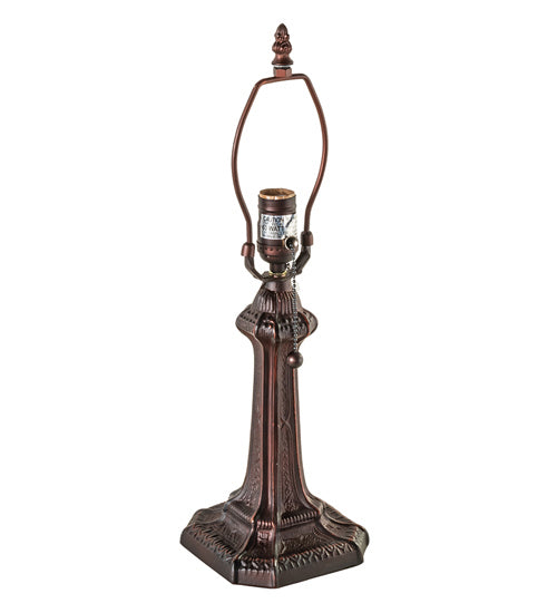 Meyda Tiffany 244266 One Light Table Lamp, Mahogany Bronze