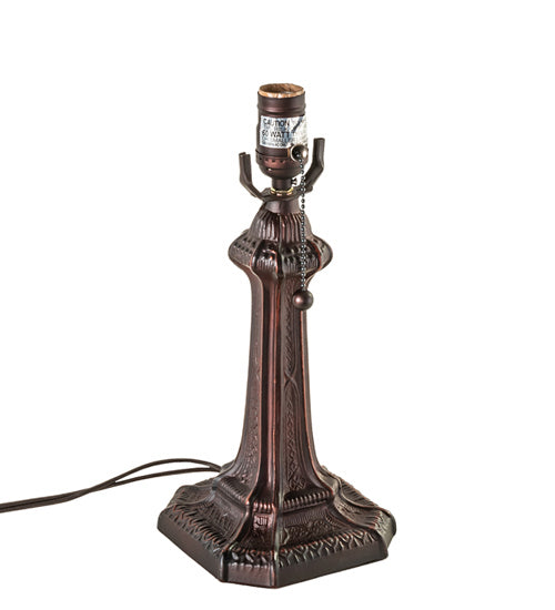 Meyda Tiffany 244267 One Light Table Lamp, Mahogany Bronze