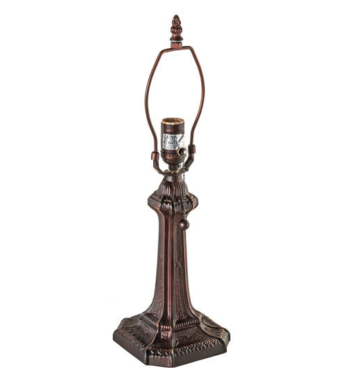 Meyda Tiffany 244281 One Light Table Lamp, Mahogany Bronze