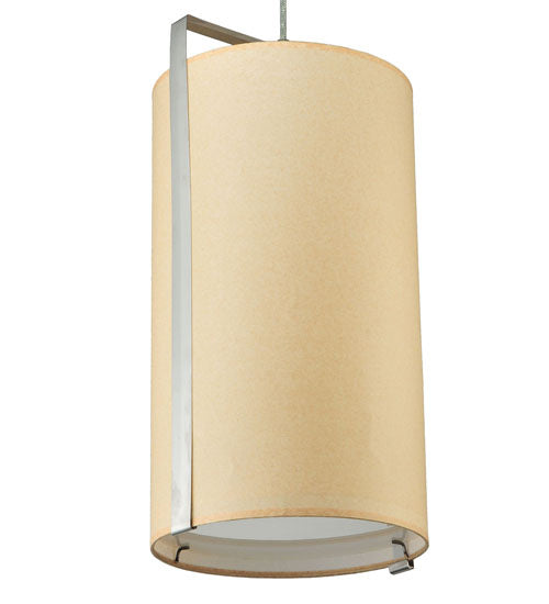 Meyda Tiffany 244418 Two Light Pendant, Stainless Steel