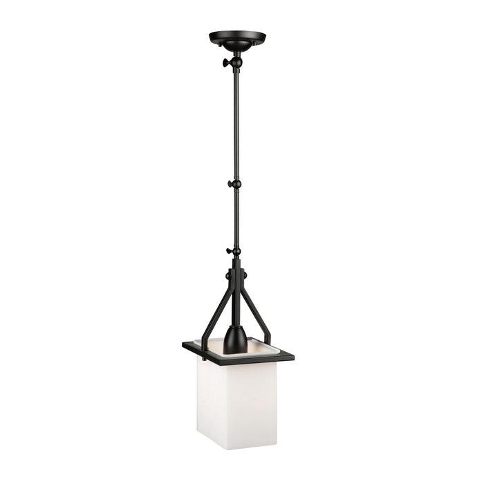 Artcraft AC11240BK One Light Sconce/Pendant, Black