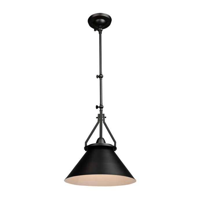 Artcraft AC11242BK One Light Sconce/Pendant, Black