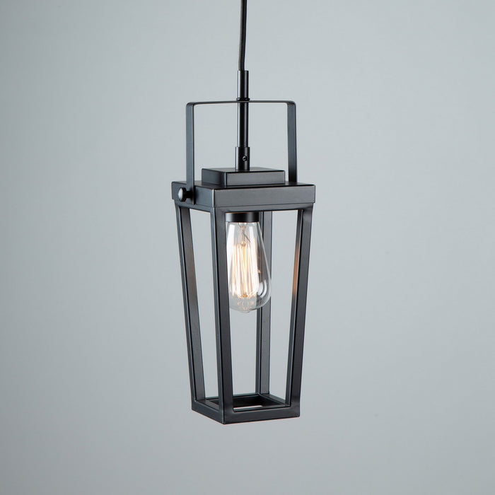 Artcraft AC11701BK One Light Pendant, Black