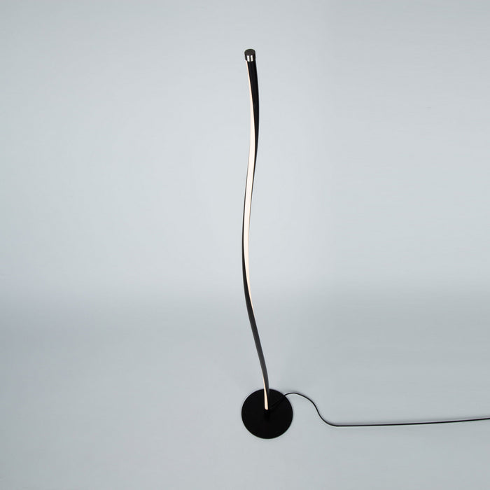 Artcraft AC7588BK LED Floor Lamp, Matte Black