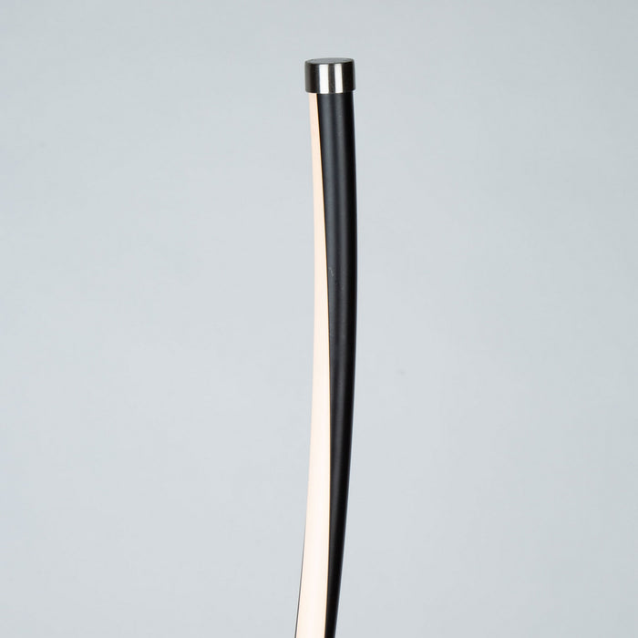 Artcraft AC7588BK LED Floor Lamp, Matte Black
