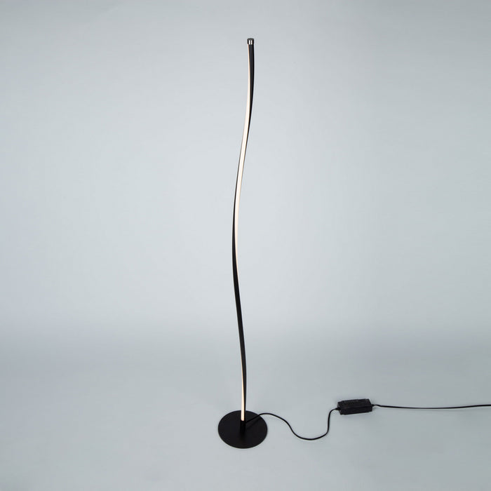 Artcraft AC7588BK LED Floor Lamp, Matte Black