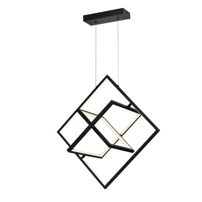 Artcraft AC7628BK LED Pendant, Black