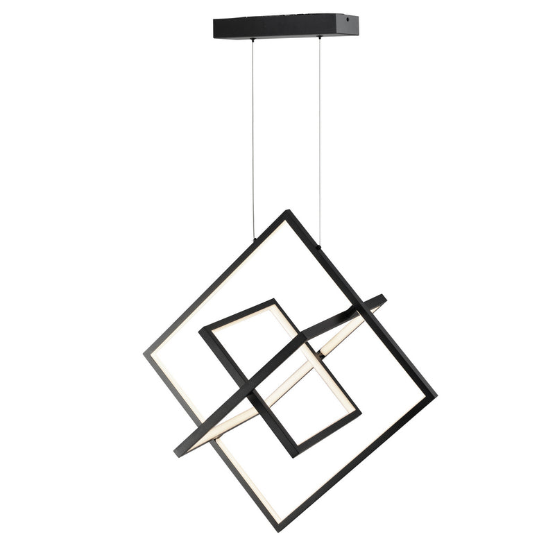 Artcraft AC7628BK LED Pendant, Black