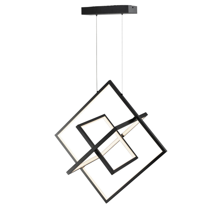Artcraft AC7628BK LED Pendant, Black