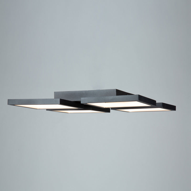 Artcraft AC7629BK LED Flush Mount, Black
