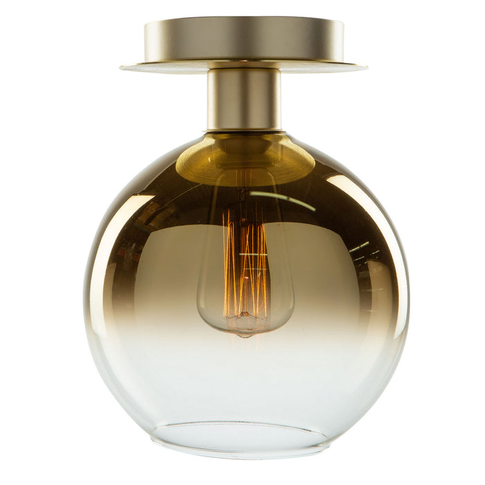 Artcraft SC13280GD One Light Semi-Flush Mount, Gold