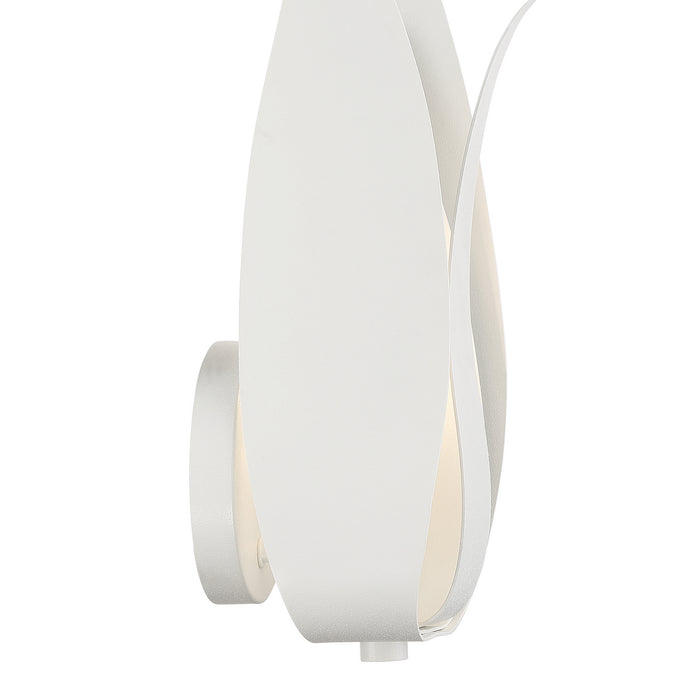 Crystorama 511-MT One Light Wall Sconce, Matte White