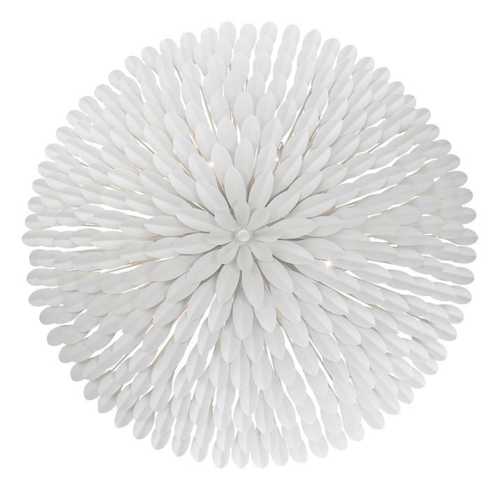 Crystorama 519-MT Eight Light Chandelier, Matte White