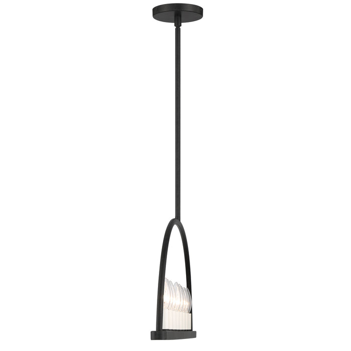 Crystorama ABB-3007-BK Eight Light Chandelier, Black
