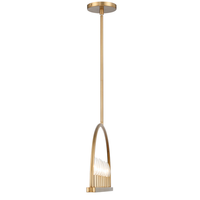 Crystorama ABB-3007-VG Eight Light Chandelier, Vibrant Gold