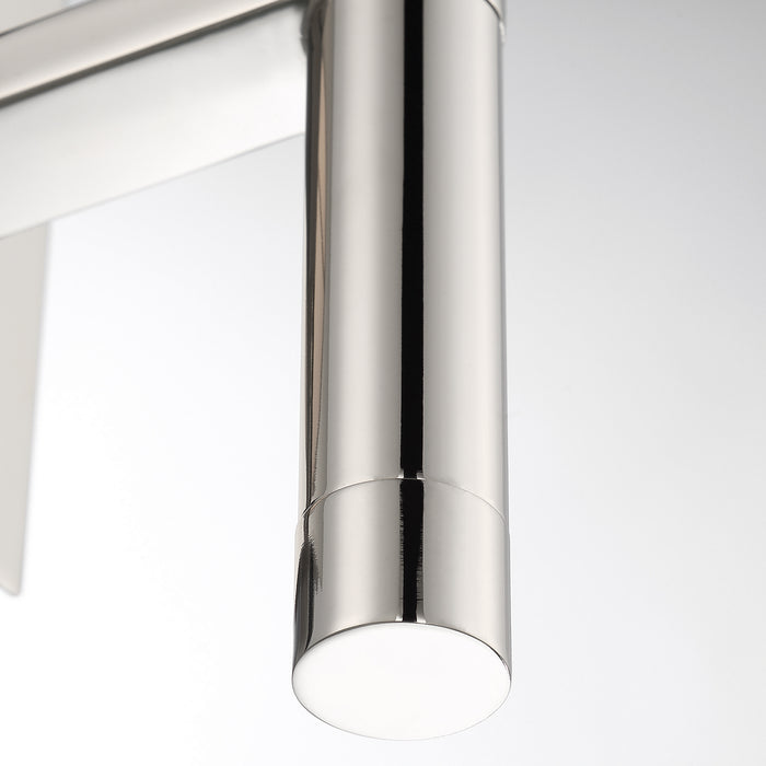 Crystorama WES-9901-PN One Light Wall Sconce, Polished Nickel