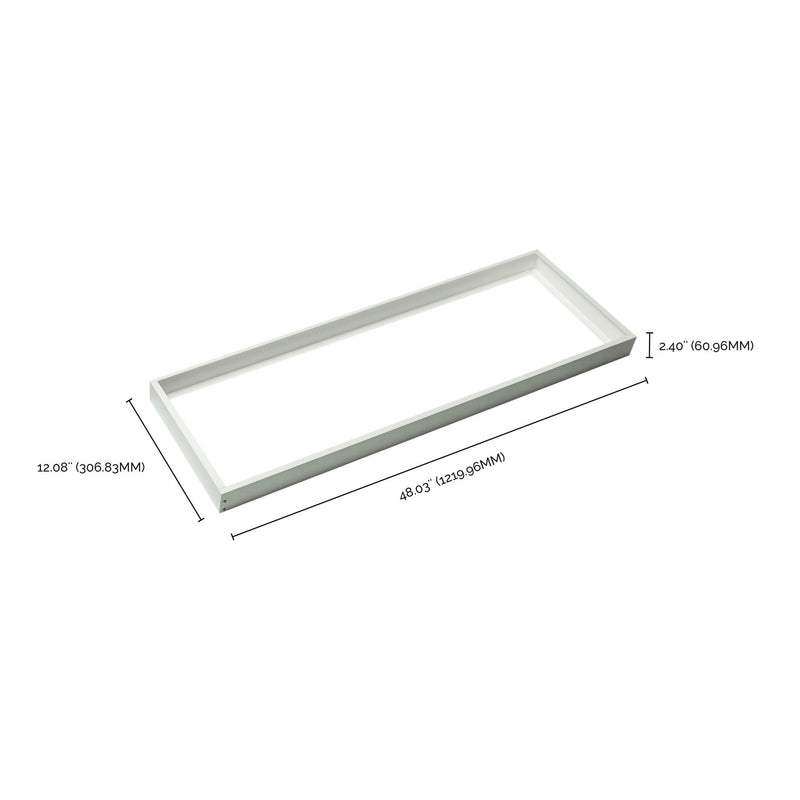 Nuvo Lighting 65-598 1X4 Backlit Panel Frame Kit, White