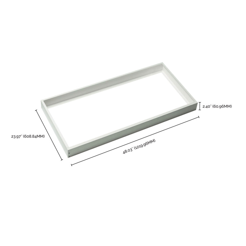 Nuvo Lighting 65-599 2X4 Backlit Panel Frame Kit, White